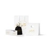 JULIETTE COLLECTION Gold Plated Navy Blue Enamel Stackable Fashion Ring