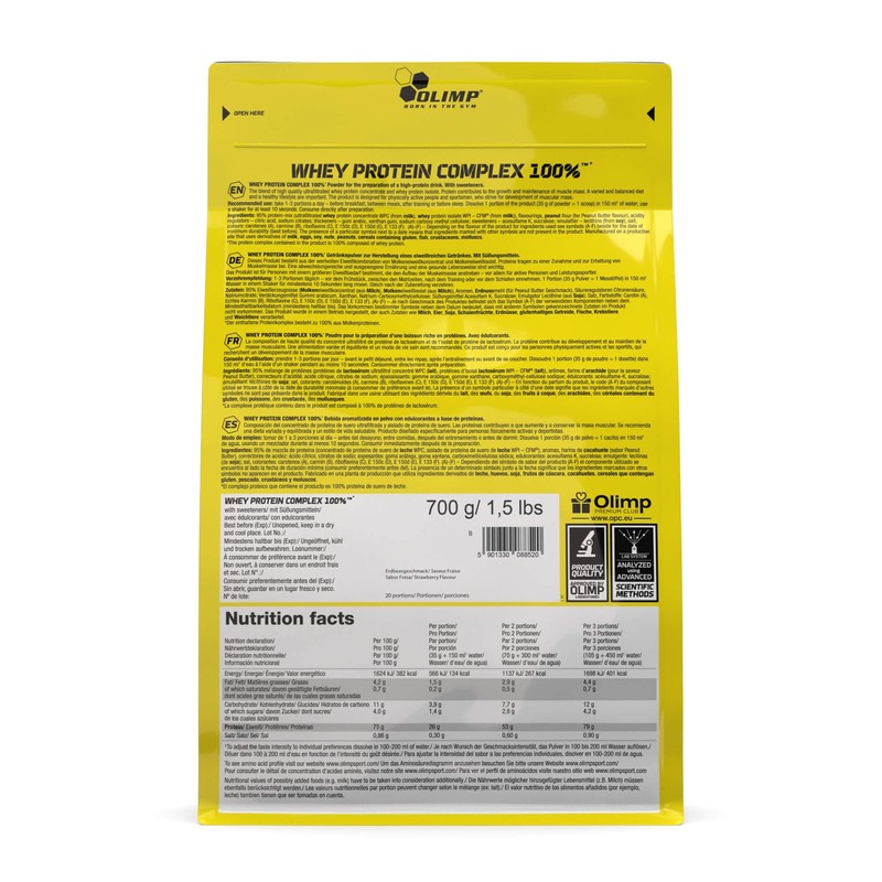 Olimp Whey Protein Complex 100% (700 g), Strawberry