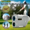 Golf Rangefinder with Slope, 1500 Yards Laser Range Finder Golfing,