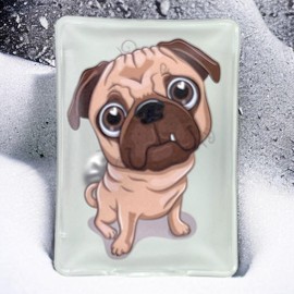 Hand Warmer Pocket Warmer Sets Reusable, Heat Pad for Cold Days and for Travel, Heat Bending Cushion with Great Designs (Set of 4 Cute Dogs)