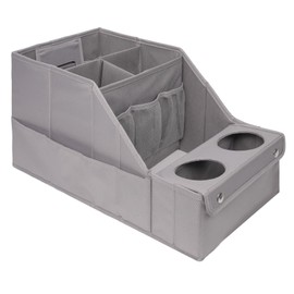 MULISOFT Car Seat Organizer- Backseat Car Organizer with 11 Storages Compartments and 2 Cup Holders, Car Organizers and Storage, Car Organizer Front Seat, Car Organizer Backseat for Travel Kids