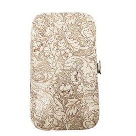 Manicure Set For Women Girls Men Boys Nail Tools & Pedicure Kit With William Morris Deisgn In Luxury Travel Case (Batchelors Button)