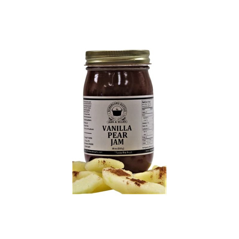 Vanilla Pear Jam, 18 oz