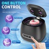 Rechargeable Ultrasonic Retainer Cleaner Machine, 45kHz Portable Cleaner for Dentures,