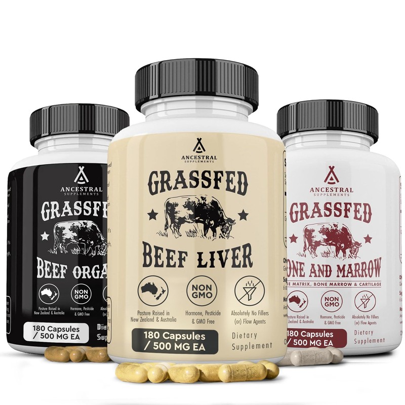 Ancestral Supplements Beef Organs and Stack Variation (Organs Starter Pack)