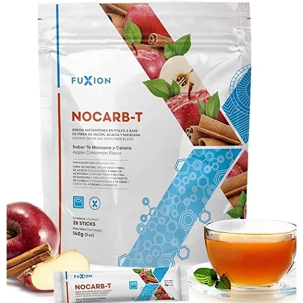 NOCARB-T,Reduce Absorption of Sugar,Cut Down Fat Transformation,Keep Cholesterol Balance,Non-GMO( 28 Sticks). Plus A Free Necklace.