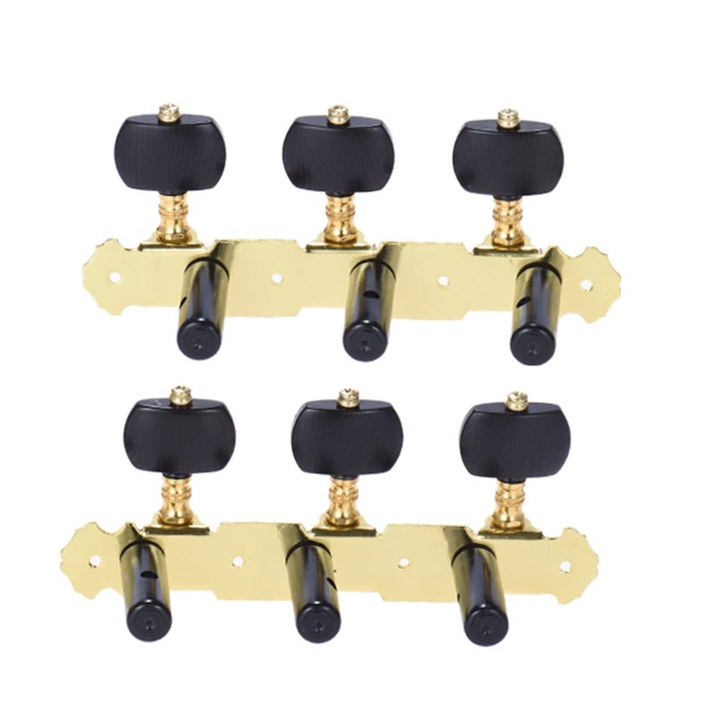 Btuty L&R 2 Pcs Acoustic Guitar Tuning Pegs 3+3 Machine
