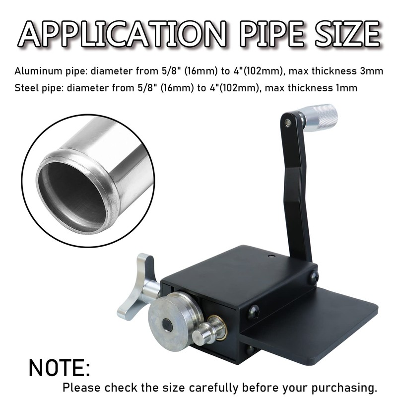 Tube Pipe Hose Bead Roller Intake Intercooler Piping Pipe Bead