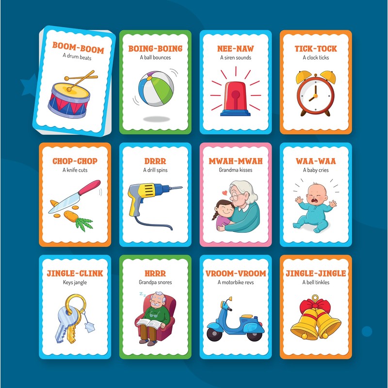 Speech Therapy Flash Cards for Toddlers 1-4, Phonics, Learning Toys