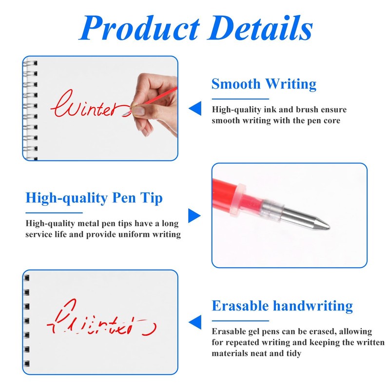 Erasable Refills, Compatible with Legami, Height 13 cm