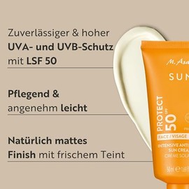 M. Asam SUN Intensive Anti-Ageing Sun Cream SPF 50 (50 ml) - Highly Effective Sun Protection for Face with Anti-Ageing Effect, Provides Intensive Moisture & Reliable Protection of the Skin