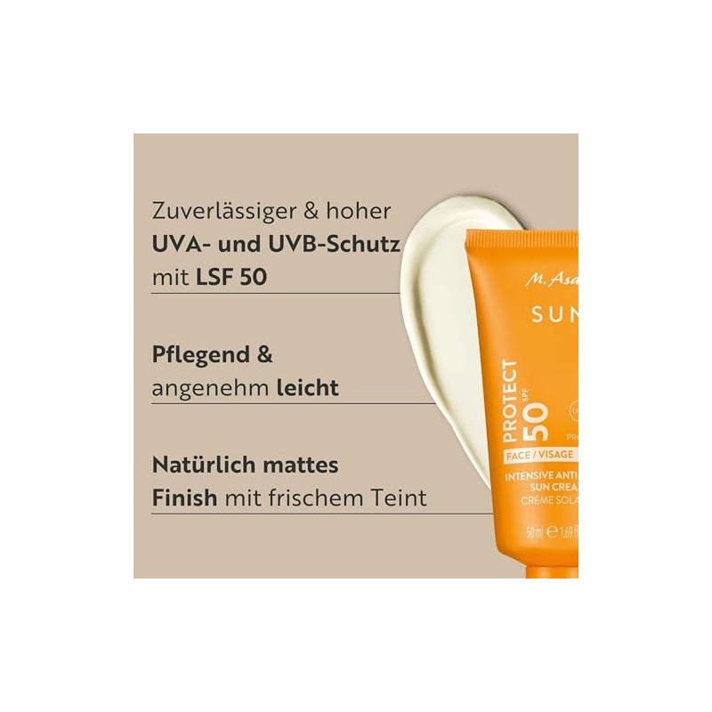 M. Asam SUN Intensive Anti-Ageing Sun Cream SPF 50 (50