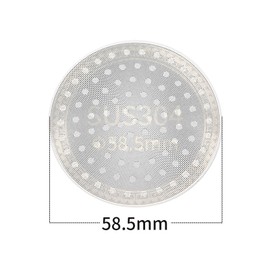 Dinghaole Filter, Stainless Steel Ultra Fine Filter Reusable - for Better Coffee Taste - A Home Essential (Silver)