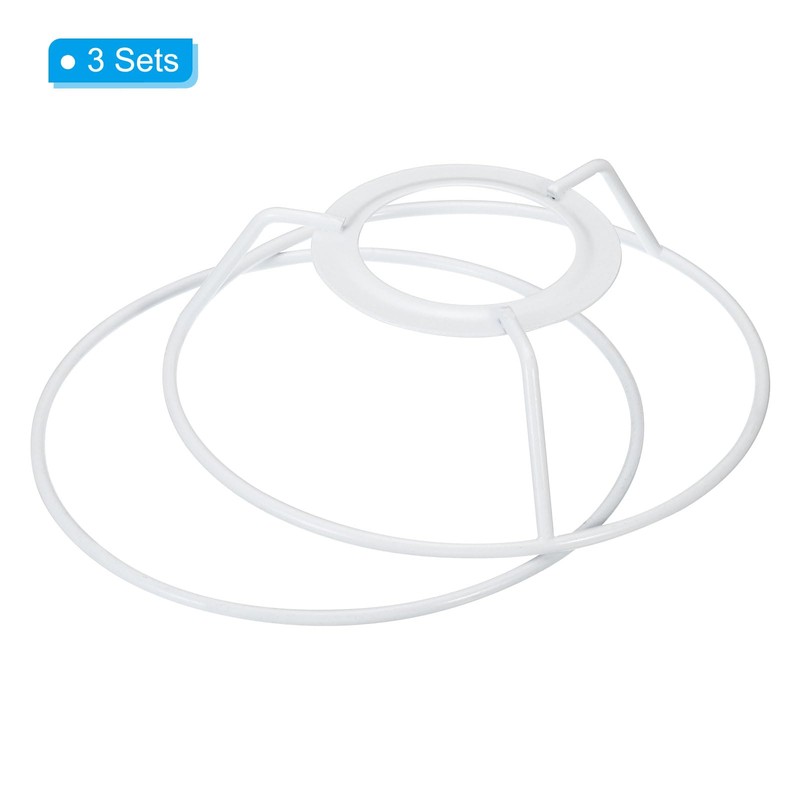 PATIKIL 4.7 Inch E26 E27 Lampshade Ring Frame with European