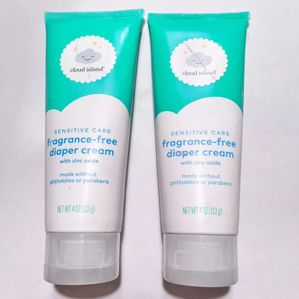 Cloud Island Sensitive Care Fragance Free Diaper Cream Zinc Oxide