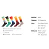 Qhome Men's Argyle Colorful Crew Combed Cotton Autumn Winter Socks