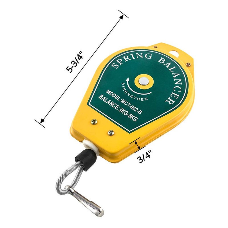 QWORK® Spring Pull, Spring Balancer, Load Capacity 3-5kg, Hanging Tools