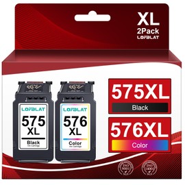 LOFBLAT PG-575XL CL-576XL 575 XL 576 XL Multipack Remanufactured Printer Cartridges Replacement for Canon 575 576 Cartridges for Canon PIXMA TS3550i TS3551i TR4750i TR4751i (575 XL Black, 576XL