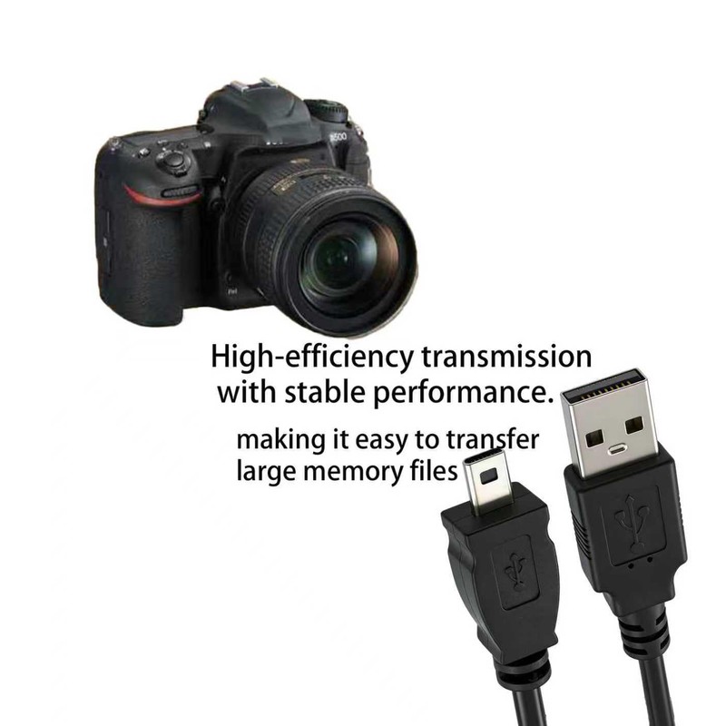 UIGOCLE USB Camera Data Charging Cable is Compatible with Nikon