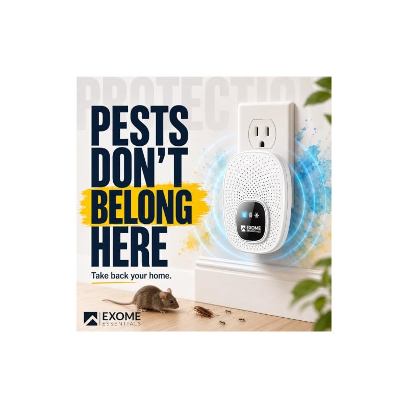 T-25, Ultrasonic Pest Control Repeller - Electronic & Ultrasound, Indoor
