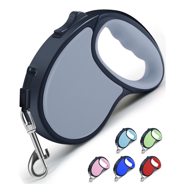 Retractable Dog Lead, ANCOOLE 5M/16FT Extendable Dog Lead 360°Tangle-Free Smooth&Durable