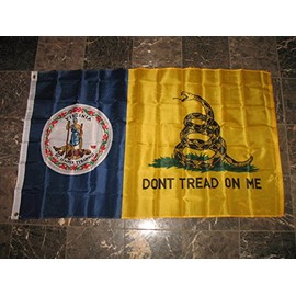 Virginia Gadsden Don't Tread On Me 3'x5' Polyester Flag