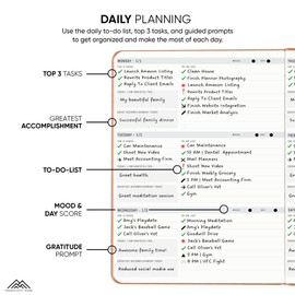 2024 Planner Pro 5.8 x 8.3 - Dated Productivity & Business Planner Notebook & Journal - Monthly Planner 2024 & Daily Planner 2024-2025 - A5 - Navy - Productivity Store