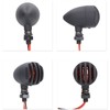Pair Motorcycle Turn Signal Light with Grill Cover 3 Wires
