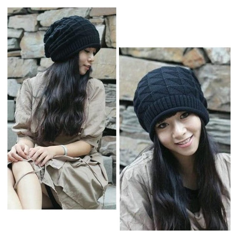 Teddy hat061 Women's Knit Hat, Autumn and Winter, Cold Protection,