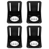 QWORK Set of 4 57 Stepper Motor Holders, Nema 23