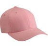 Yupoong Flexfit Baseball Cap - LIGHT PINK - Small /