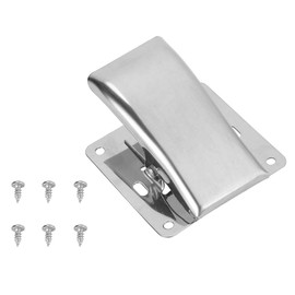 Fish Fillet Clamp,Fishing Clamp Board Stainless Steel Fish Fillet Clamp Tail Clip with Mounting Screws for Cleaning Board