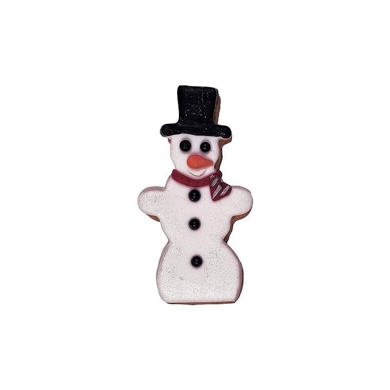 Staedter Stainless Steel Snowman Cookie Cutter, Silver, 6 cm