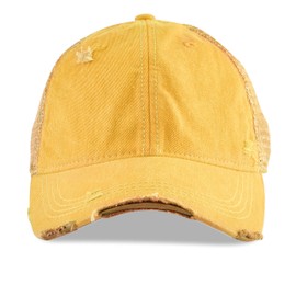 Gritty Bull Gorra vintage envejecida, Cítrico, One Size
