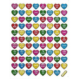 XIAXIN TSS-650 (1) Waterproof Hologram Glitter PVC Heart Sticker Set Weatherproof Waterproof Heart Character Suitcase Nameplate Locker Indoor and Outdoor Use