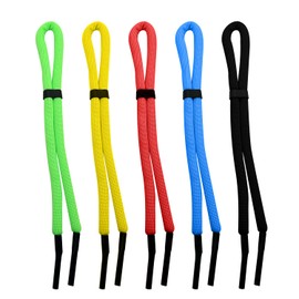SANJSJHXJ 5 x Glasses Strap Sports, 65 cm Floatable Anti-Loss Straps for Men and Women, Adjustable Glasses Chains, Lanyards, Perfect for Water Sports, Boating, Surfing - 5 Colours