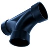 GENOVA 81633 3" ABS 2-Way CLEANOUT TEE, 3"