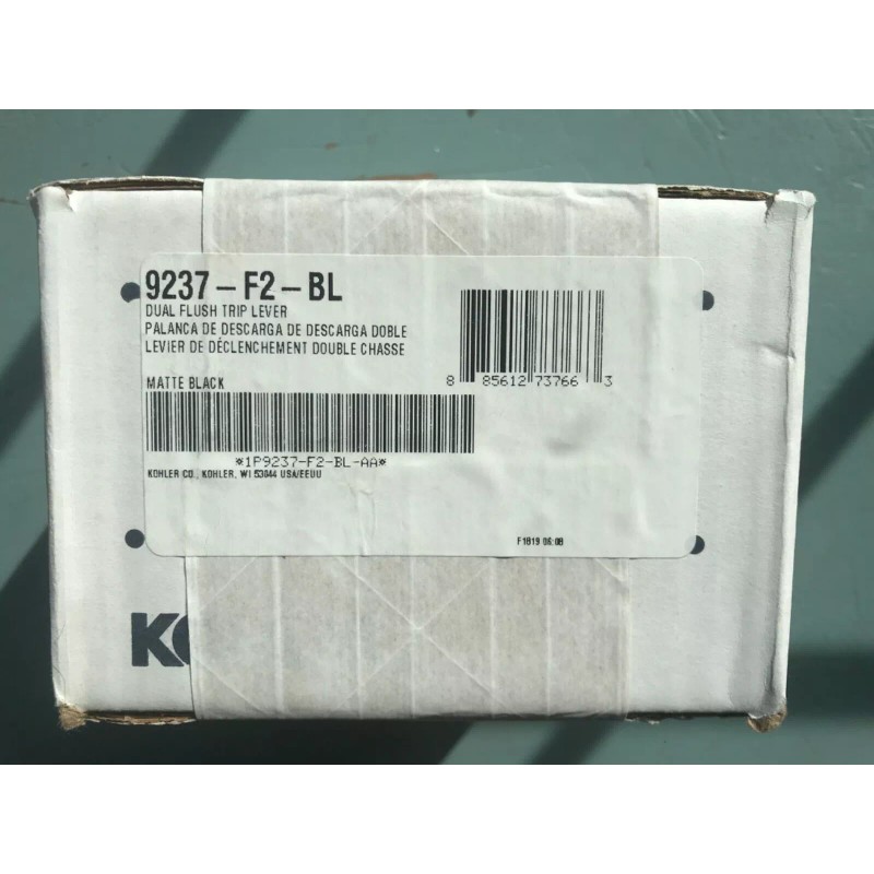 KOHLER 9237-F2-BL Dual Flush Trip Lever Matte Black