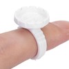 Pack of 100 Eyelash Glue Ring Cup, Disposable Eyelash Extension