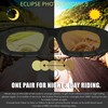 Bikershades Transitional Motorcycle Glasses Safety Photochromic YELLOW to DARK YELLOW