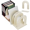 ACTICO Adjustable Vertical File Sorter, Sturdy Plastic Expandable Upright File