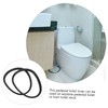 KONTONTY 2pcs Toilet Stool Fixing Ring for Commode Chairs Removable