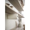 Yamazaki Zaki Paper Towel Roll Holder, Steel, White