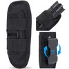 INGIDO Tactical Flashlight Pouch Holster, with 360 Degree Carabiner Reel