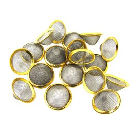 20mm Pipe Screens Gauzes Conical Steel Brass Pipe Bowl Metal Filters Pipes (20)