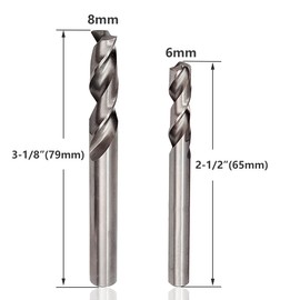 Bestgle Spot Weld Drill Bit Set, 2pcs HSS CO6 & CO8 Cobalt Rotary Spot Weld Cutters, Power Drill Spot Welding Removal Tools for Auto Body Repair & Metalworking, Separate Spot Welded Panels