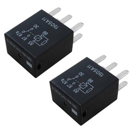 2Pcs G8V-RH-1C7T-R-DC12 Power Relay with 5-Pin, 12vdc 278002822 7866 D1780C 301-1C-C-R1-U01 for GM Equipment Black Multi-Purpose Relay Fuel Pump Relay by YTXXDEUS