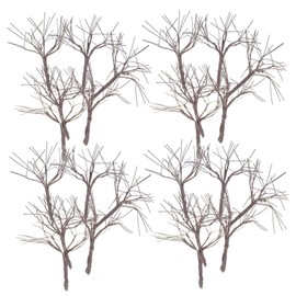 TOPPERFUN Miniature Landscape Tree Trunk 4cm Exquisite Model Branches Set of 20 Micro Landscape Decoration for Home Office Diorama