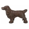 Rustic Cast Iron Metal Whimsical Cocker Spaniel Puppy Dog Standing