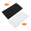 PATIKIL 2pcs 65x30cm EVA Background White/Black Soft Photography Background Light